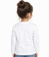 MANGO PREMIUM GIRLS EMBROIDERED LONG SLEEVE T-SHIRT | WHITE