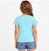 FUTURINO PREMIUM GIRLS RIBBED T-SHIRT | LIGHT BLUE