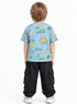 ZARA PREMIUM KIDS T-SHIRT – SUMMER PRINT |SKY BLUE