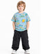 ZARA PREMIUM KIDS T-SHIRT – SUMMER PRINT |SKY BLUE