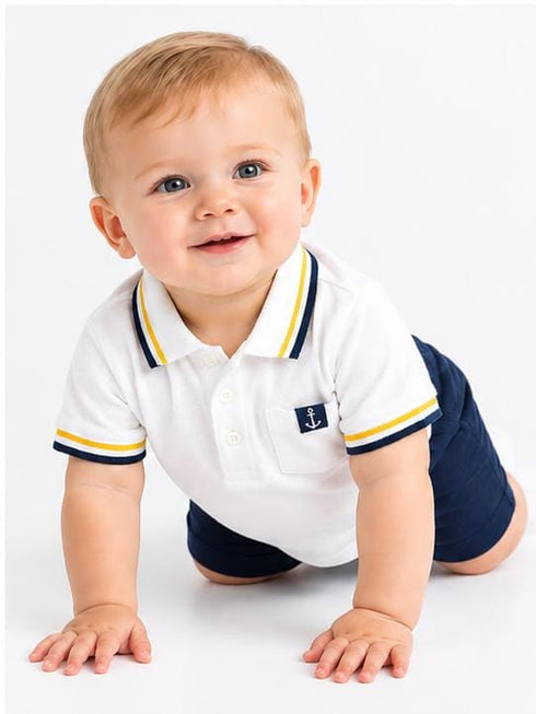 C&A BABY CLUB PREMIUM POLO SHIRT | WHITE