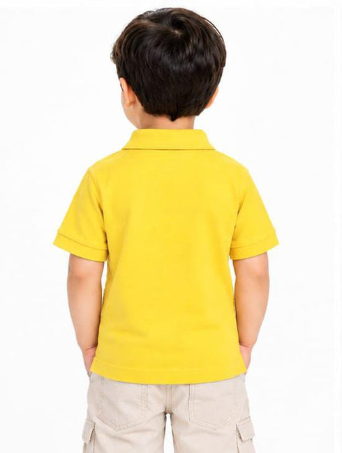 C&A BABY CLUB PREMIUM POLO SHIRT FOR BOYS | YELLOW