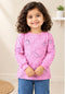 LITTLE KIDS GIRLS PRINTED T-SHIRT | LIGHT PINK