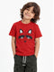 CASTRO PREMIUM KIDS RED RACCOON PRINT T-SHIRT | RED