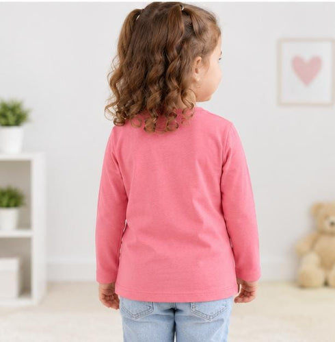 WERTBAUDET GIRLS T-SHIRT | PINK