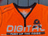 C&A ORANGE V-NECK T-SHIRT WITH FRONT GRAPHIC | ORANGE