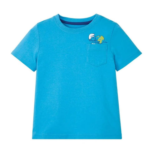 THE SMURFS KIDS PREMIUM POCKET T-SHIRT | BLUE