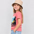 TEX SPORT KIDS GIRLS PINK GRAPHIC T-SHIRT | LIGHT PICK