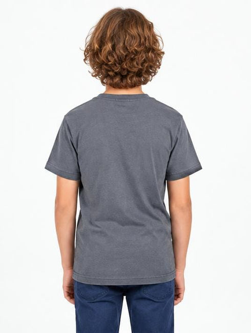 ALL BASICS Kids Graphic T-Shirt | CHARCOLA GREY
