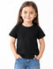 LEFTIES GIRLS BASIC CREW NECK T-SHIRT – BLACK