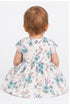 HEMA Premium Baby Girl Floral Print Party Frock | Elegant Flutter Sleeve Dress