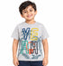 F&F BOYS KIDS GRAPHIC PRINT T-SHIRT | GREY