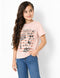 DENIMISH PREMIUM GIRLS T-SHIRT | LIGHT PEACH