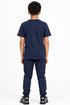 DEMIX PREMIUM KIDS T-SHIRT RUSSIA PRINT | NAVY BLUE