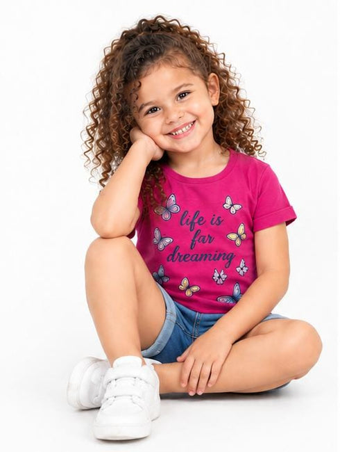 URB PREMIUM GIRLS T-SHIRT | PINK