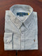 POLO RALPH LAUREN SLIM FIT COTTON LINEN SHIRT | WHITE