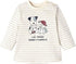 VERTBAUDET KIDS STRIPED DOG & TEDDY PRINT T-SHIRT | WHITE