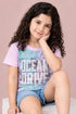 TU KIDS GIRLS OCEAN DRIVE PREMIUM T-SHIRT | PINK