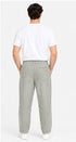 GUESS MEN'S COTTON LINEN DRAWSTRING TROUSER | OLIVE GREEN