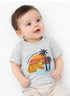 C&A KIDS PREMIUM BABY BOY LEOPARD PRINT T-SHIRT –