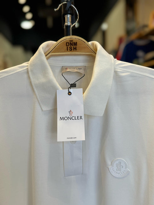 MONCLER - LUXE POLO SHIRT | WHITE