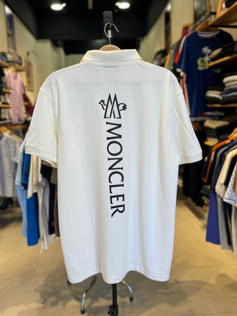 MONCLER - LUXE POLO SHIRT | WHITE