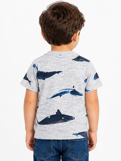 DENIMISH KIDS PREMIUM T-SHIRT | LIGHT GREY