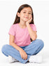 ZARA KIDS PREMIUM GIRLS SOLID PINK T-SHIRT –