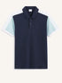 CELIO Men's Premium Polo Shirt – Navy & White Polo for Men