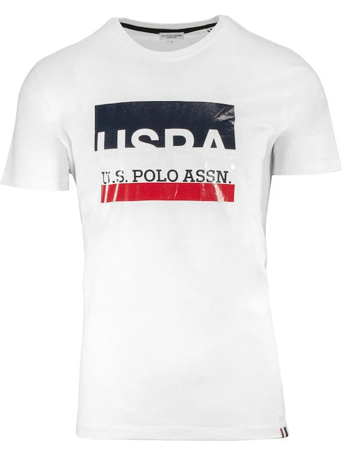 U.S. POLO ASSN classic white t-shirt for men