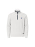 TOM TOMPSON MEN’S WHITE QUARTER-ZIP SWEATSHIRT | TM-60 EDITION