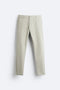 ZARA light sand skinny fit stretch chinos for men