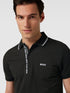 HUGO BOSS PAULE 4 PIQUE POLO SHIRT | BLACK