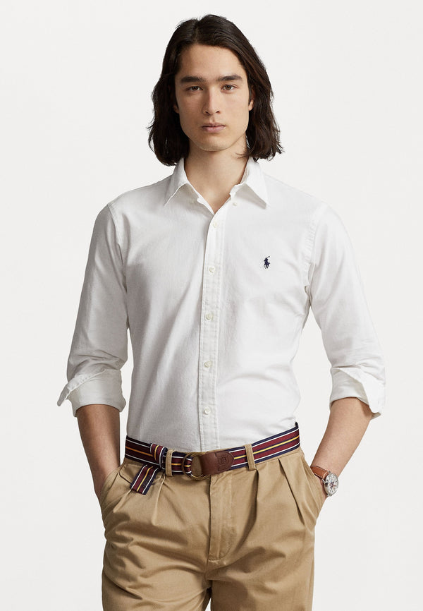 POLO RALPH LAUREN SLIM FIT OXFORD SHIRT | WHITE