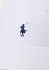 POLO RALPH LAUREN SMALL PONY BASEBALL CAP | WHITE