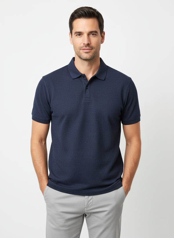 CELIO MENS PERIMUM POLO SHIRT | NAVY BLUE