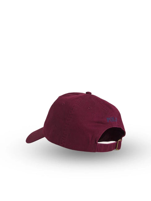 Ralph Lauren Big Pony Baseball Cap in maroon, a stylish and adjustable cap for men. Perfect for casual, gym, and outdoor wear. Available online in Pakistan.