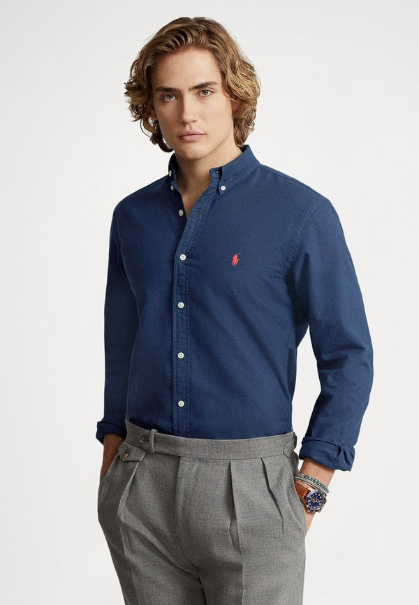 POLO RALPH LAUREN CLASSIC FIT OXFORD SHIRT | NAVY