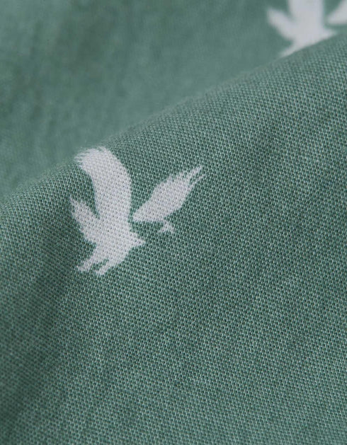 AMERICAN EAGLE MEN'S TINY EAGLES STRETCH BOXER SHORT | LIGHT GREEN