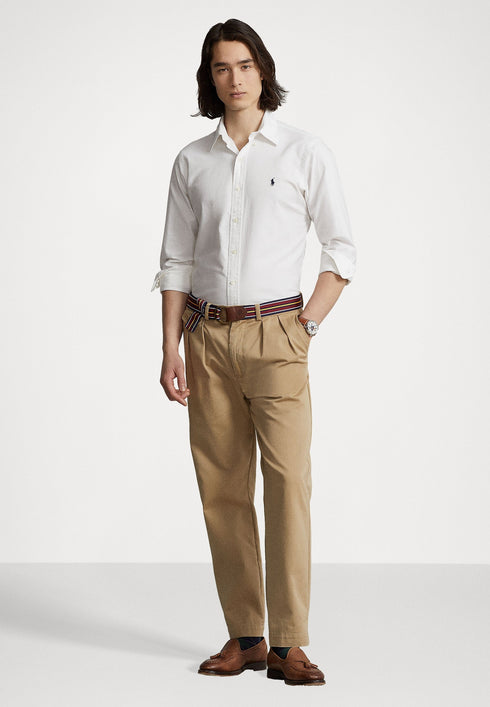 POLO RALPH LAUREN SLIM FIT OXFORD SHIRT | WHITE