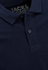 JACK & JONES PLAIN POLO | DARK BLUE