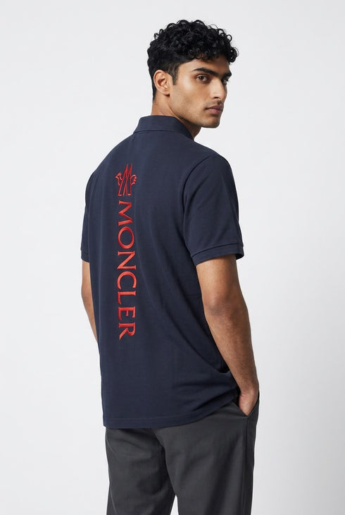 MONCLER - LUXE POLO SHIRT | NAVY