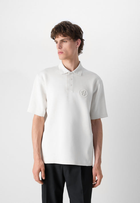 HUGO BOSS PIRAX BB POLO SHIRT | WHITE