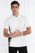 HUGO BOSS REGULAR-FIT SHORT SLEEVE COTTON PIQUE POLO SHIRT | WHITE