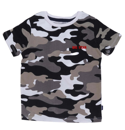 BIG STAR camouflage round neck T-shirt – trendy, stylish, and comfy.