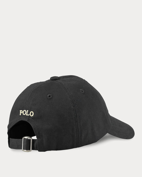 POLO RALPH LAUREN SMALL PONY BASEBALL CAP | BLACK