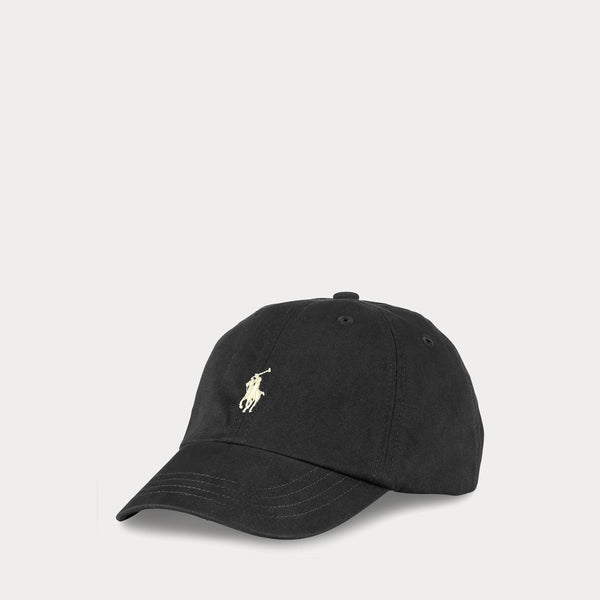 POLO RALPH LAUREN SMALL PONY BASEBALL CAP | BLACK