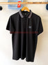 Balmain premium black men's polo shirt with a classic design.