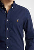 RALPH LAUREN CASUAL SLIM FIT-SHIRT | NAVY BLUE