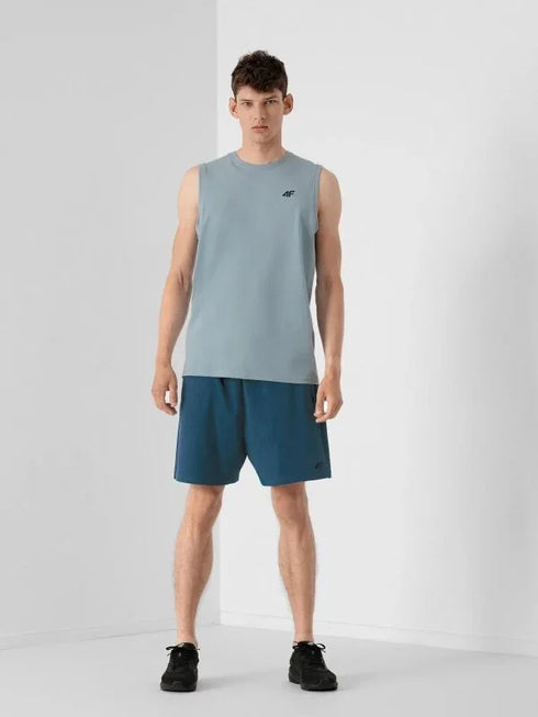 Light Sky Blue Men's Tank Top - Regular Fit Sando